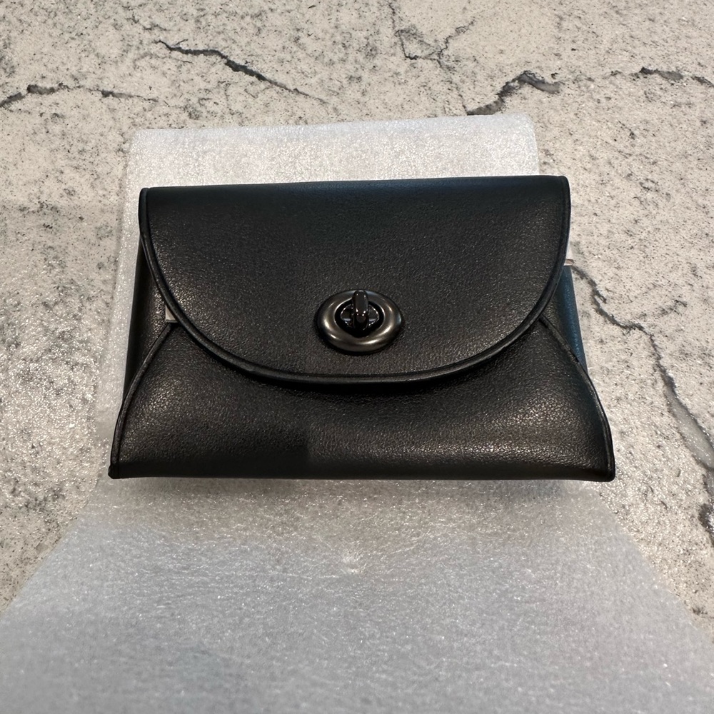Cute Coach Origami Card Holder - Black